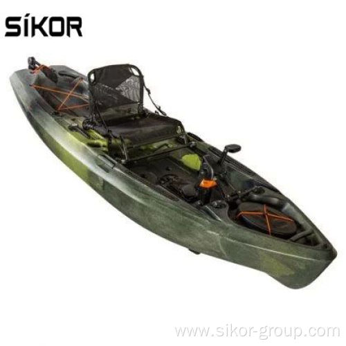 Sikor 2021 Professional Single Seat Angler Canoe/kayak,Kajak,Fishing Kayak Pedal Drive For Sale